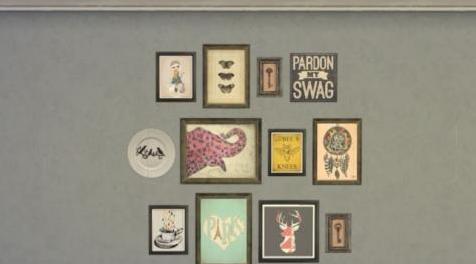 模拟人生4MOD 墙壁挂画