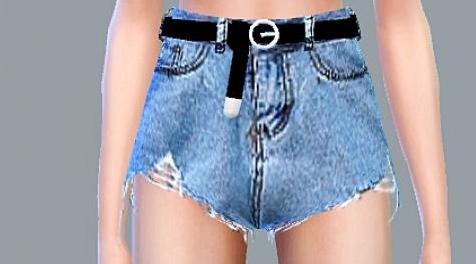 模拟人生4MOD Alpha Belt Hot Pants 热裤