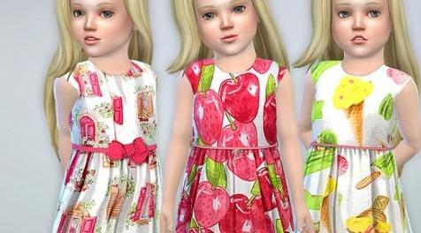 模拟人生4MOD Toddler Dresses Collection P44 童装