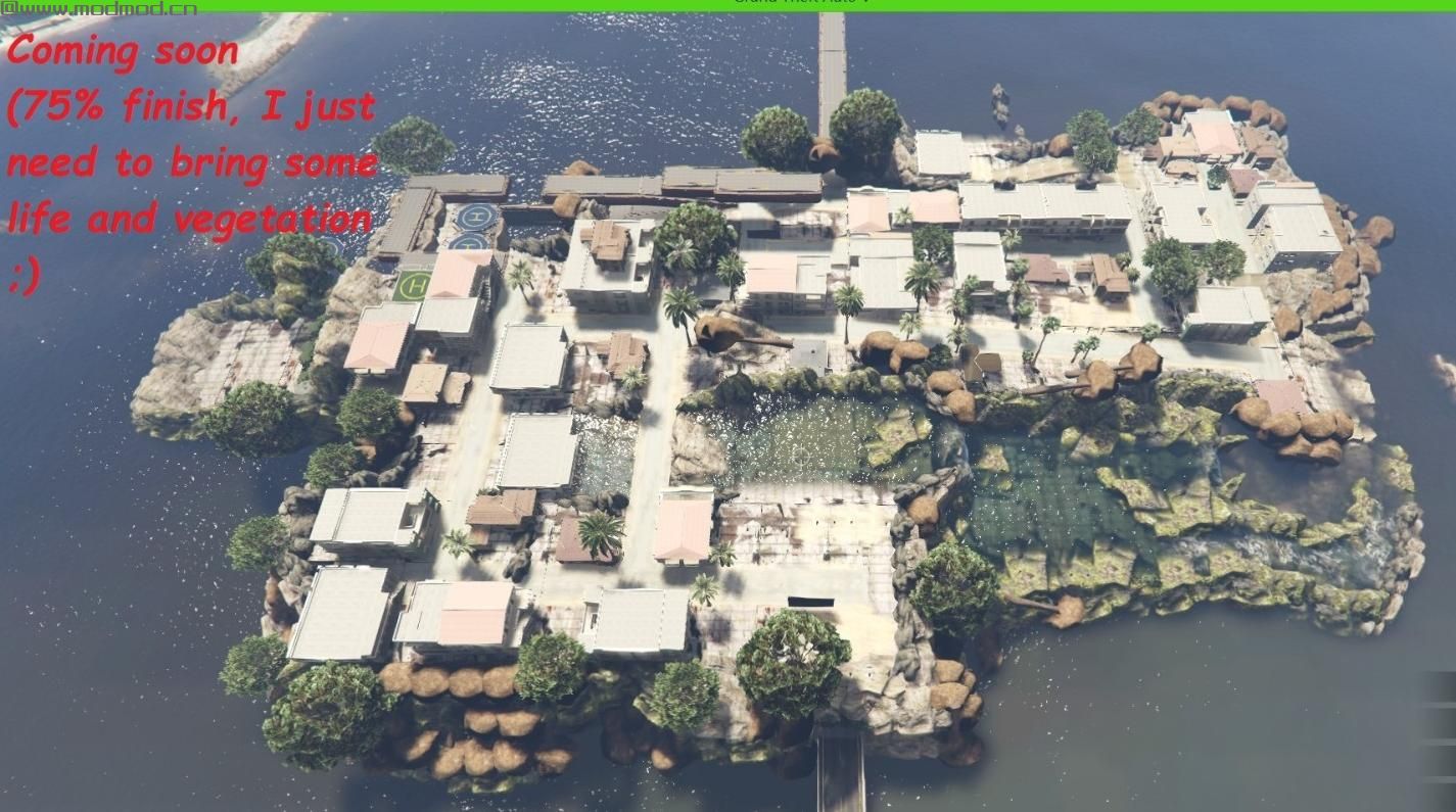 侠盗猎车手5MOD  Test New Island / New town