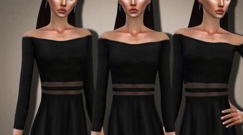 模拟人生4MOD  Ariana Dress 女性衣服