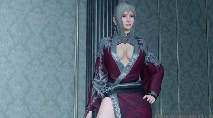 最终幻想15MOD Red Kimono - (Aranea)