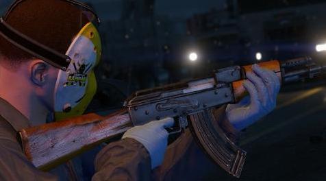 侠盗猎车手5MOD  Max Payne 3 AK-47 [Animated]