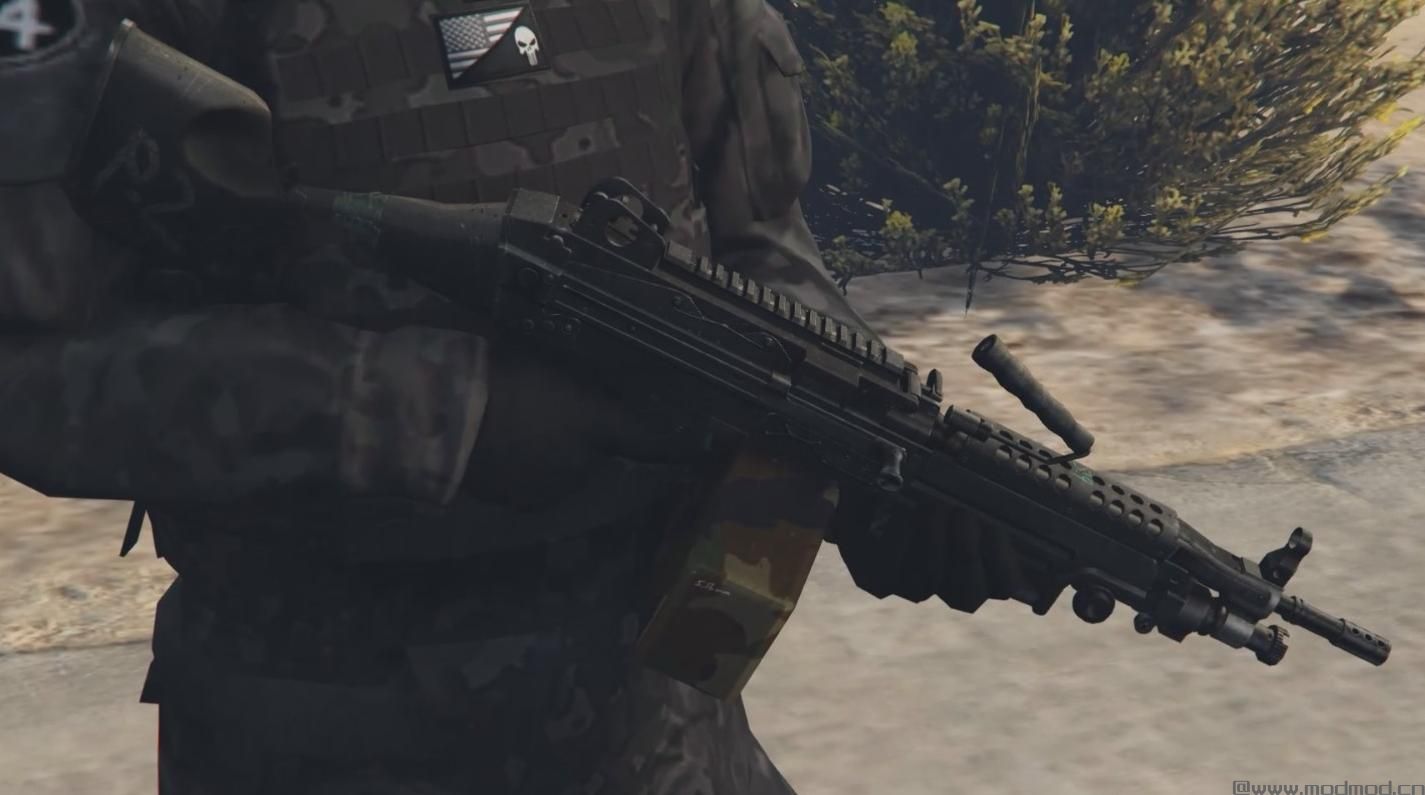 侠盗猎车手5MOD  M249