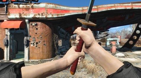 辐射4MOD Golden Ninjato Katana 又是一把太刀嘻嘻