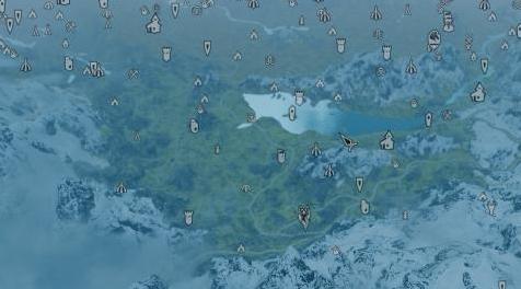 上古卷轴5：天际MOD 更高清的地图&mdash;&mdash;A Quality World MAP(更新至索瑟姆~)