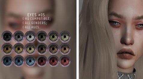 模拟人生4MOD Eyes #05 眼睛