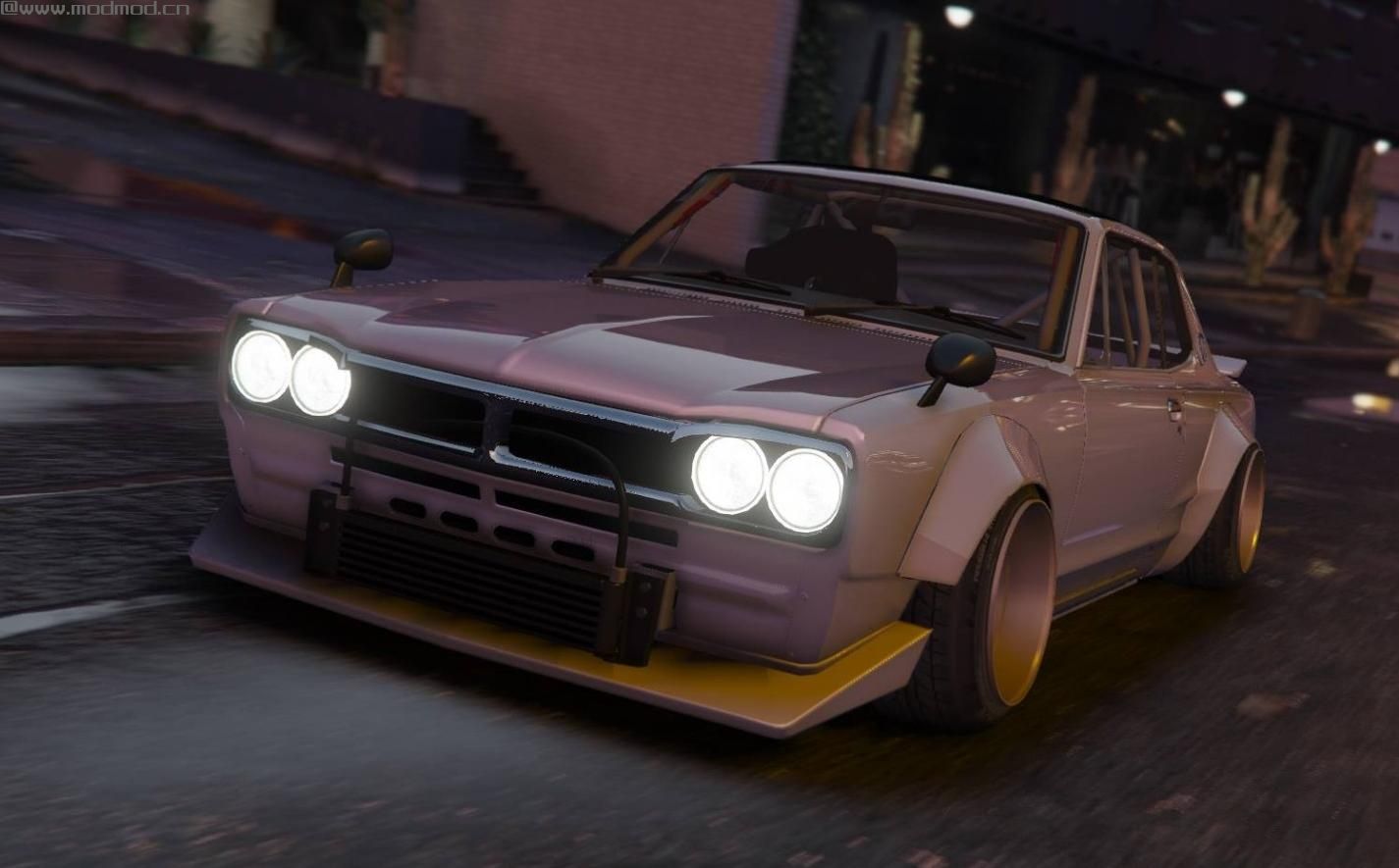侠盗猎车手5MOD Speedhunters Nissan Skyline 2000GT-R