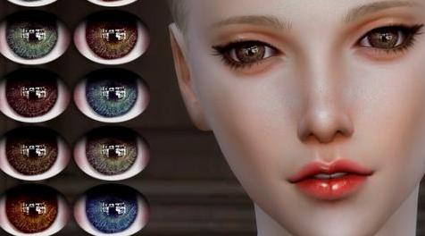 模拟人生4MOD  Bobur Eyecolors 05-瞳孔