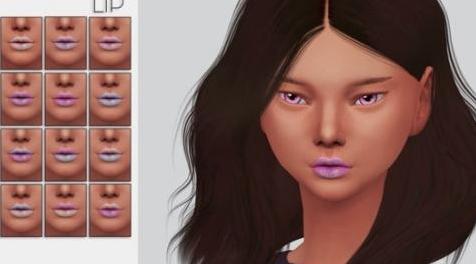 模拟人生4MOD Graphic Lips 唇彩