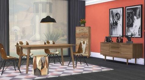 模拟人生4MOD Collector Dining-客厅一套