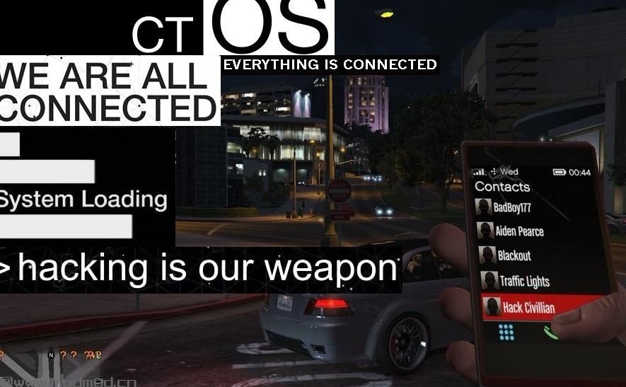侠盗猎车手5MOD ctOS V (Watch Dogs Hack Mod)