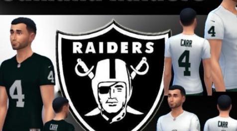 模拟人生4MOD Oakland Raiders Jersey 球衣