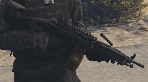 侠盗猎车手5MOD  M249
