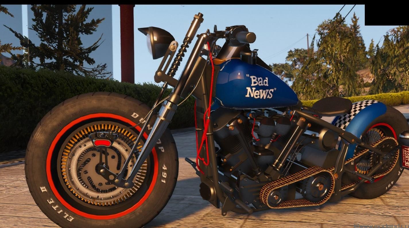 侠盗猎车手5MOD  Harley-Davidson Knucklehead Bobber