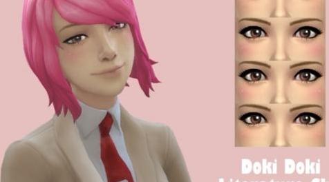 模拟人生4MOD Doki Doki Literature Club Blush 腮红