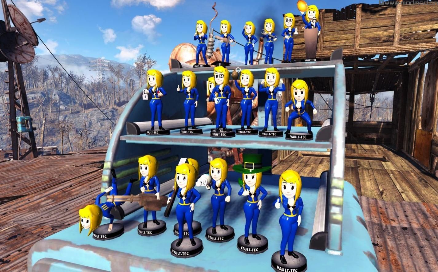 避難所女孩娃娃替換-Vault Girl Bobbleheads