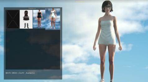 最终幻想15MOD WHITE DRESS (Outfit, Female)