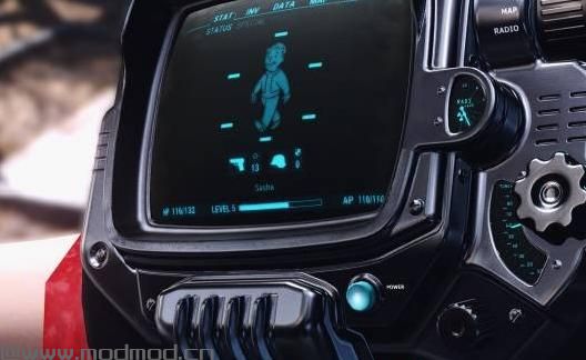 辐射4MOD  黑色LED版本的哔哔小子