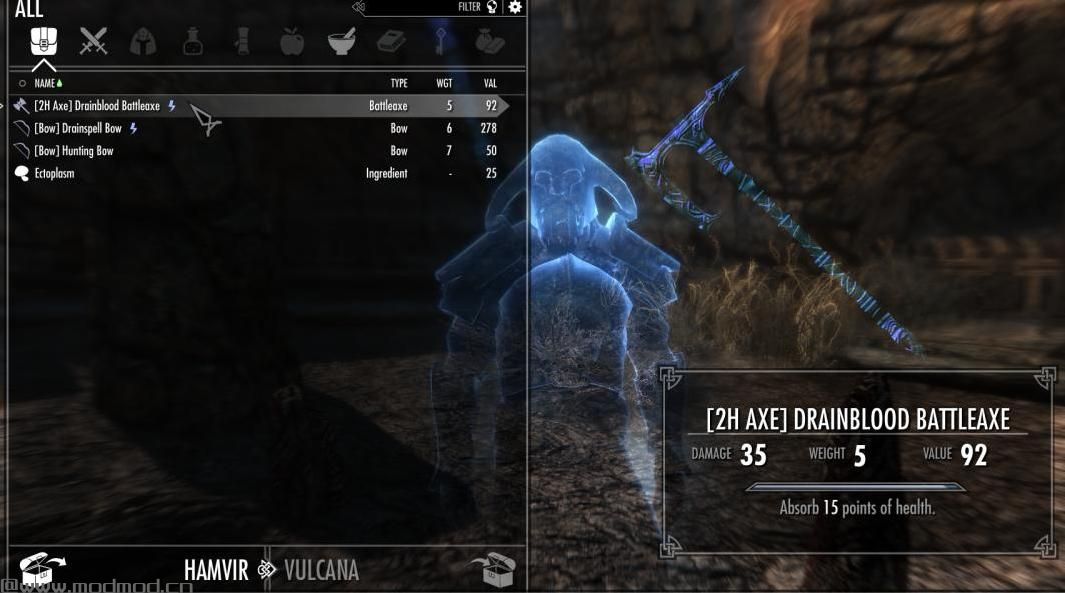 上古卷轴5：重置版MOD Hamvir the Ghost Follower SSE