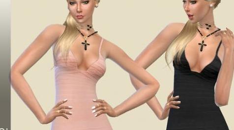 模拟人生4MOD Birba32 Boundage dress 2-约束连衣裙2