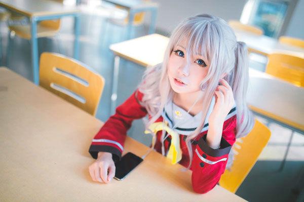 《Charlotte》友利奈绪神还原Cos,cosplay,二次元