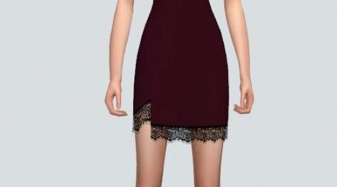 模拟人生4MOD Lace Mini Skirt 蕾丝迷你裙