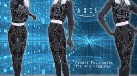 模拟人生4MOD  AXIS - Futuristic Set - Female 未来风女性衣服