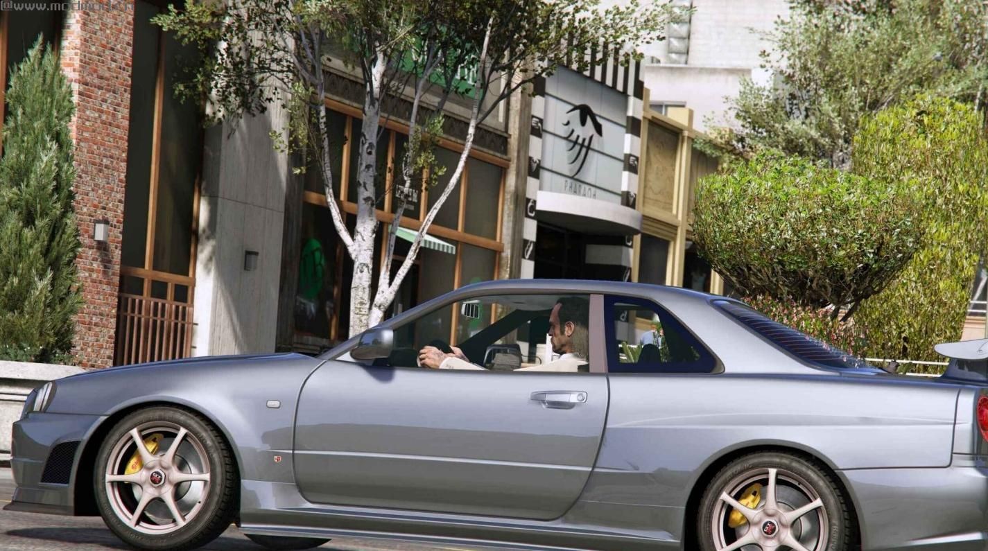 侠盗猎车手5MOD  Nissan Skyline GT-R (BNR34)