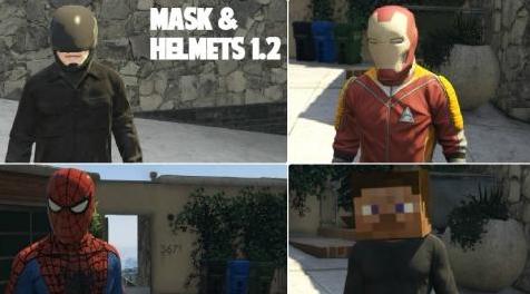 侠盗猎车手5MOD  Mask & Helmets