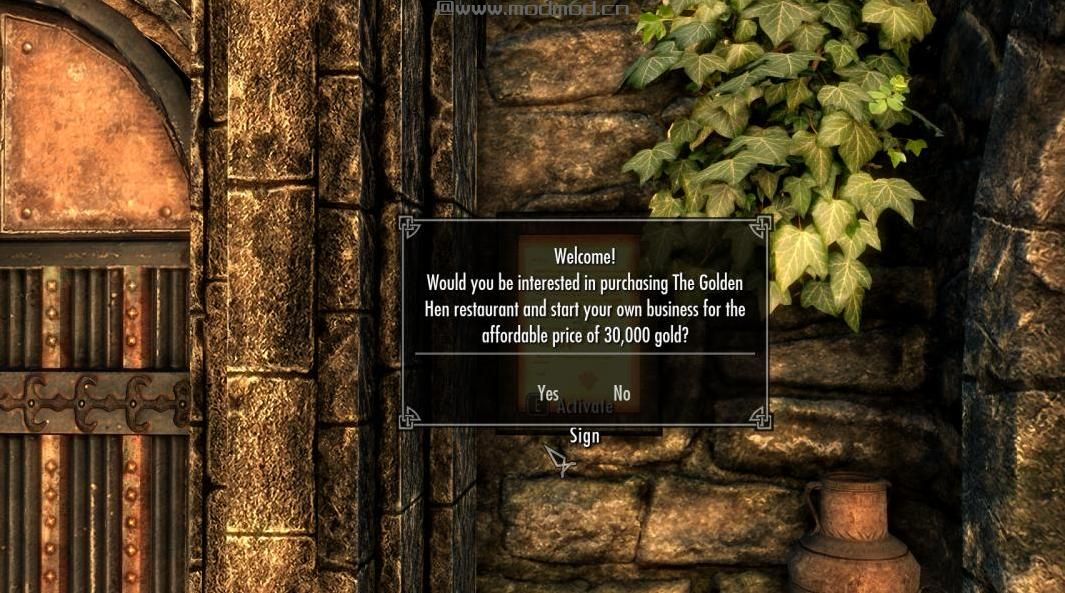 上古卷轴5：重置版MOD The Golden Hen Restaurant SSE