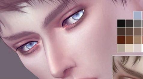 模拟人生4MOD [ Honor ] - Male Brows - 男士眉毛