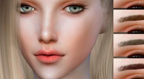模拟人生4MOD Bobur Eyebrows F11-眉毛F11