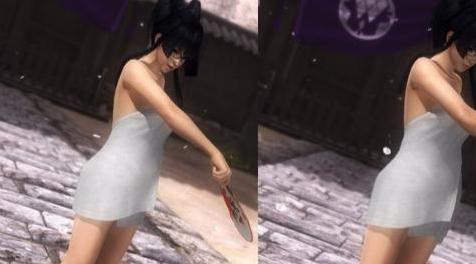 死或生5MOD Wingless Nyotengu Towel with barefeet