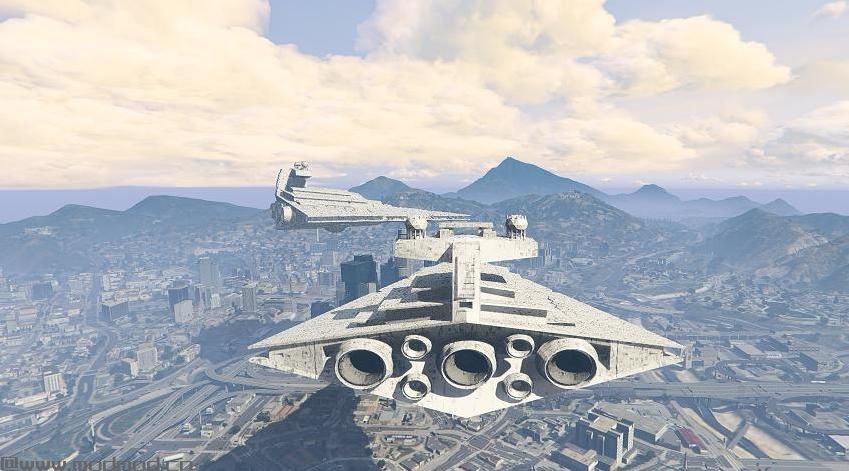 侠盗猎车手5MOD Imperial Star Destroyer Blimp BETA
