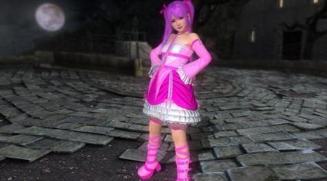 死或生5MOD Marie Pink Purple dress