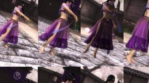 死或生5MOD Wingless Nyotengu dancer barefoot and mask toggle