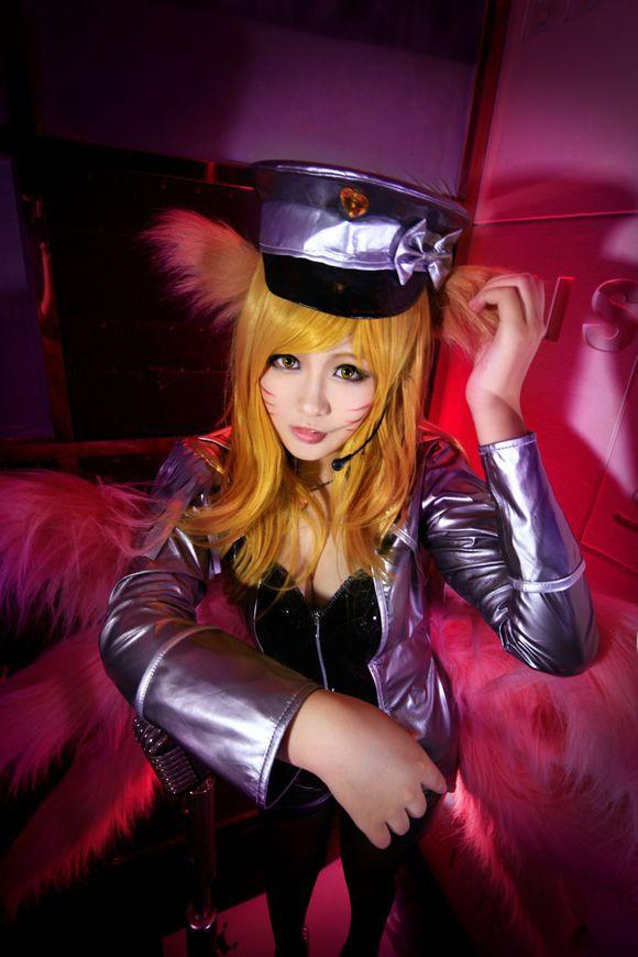 《英雄联盟》阿狸偶像歌手cosplay,cosplay,二次元