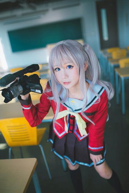 《Charlotte》友利奈绪神还原Cos,cosplay,二次元