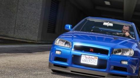 侠盗猎车手5MOD  Nissan Skyline GT-R (BNR34)