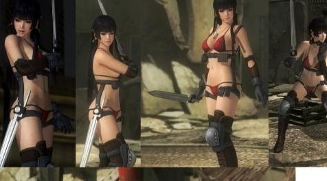 死或生5MOD Wingless Nyotengu Striker with Sword and Knife