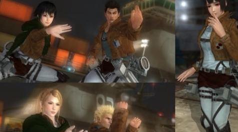 死或生5MOD Attack on Titans missing characters