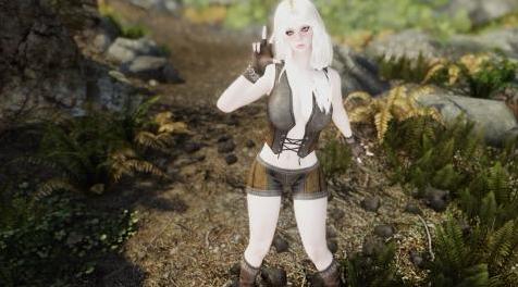上古卷轴5：重置版MOD 皮革服装 - CBBE SSE BodySlide（带物理）