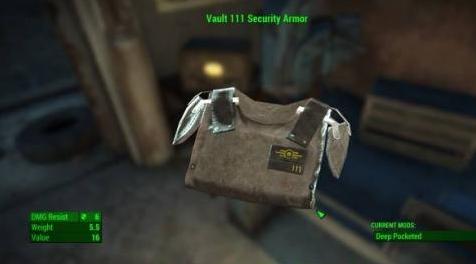 辐射4MOD 避难所黑色保安甲和头盔
