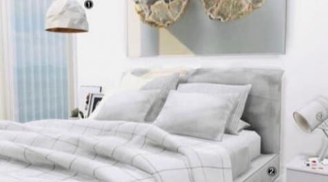 模拟人生4MOD 豪华白色床