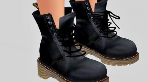 模拟人生4MOD  MarigoldMShoesCombatBoots-男鞋