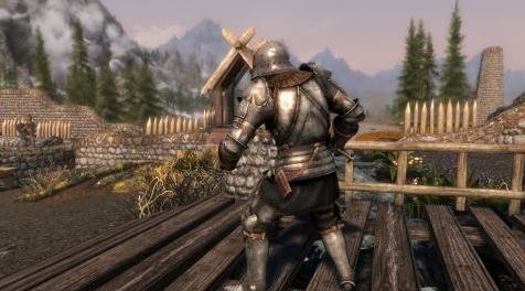 上古卷轴5：重置版MOD 巫师2钢板装甲替换