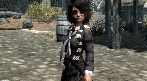 上古卷轴5：天际MOD 僵尸小女孩随从玛克辛任务版MOD汉化