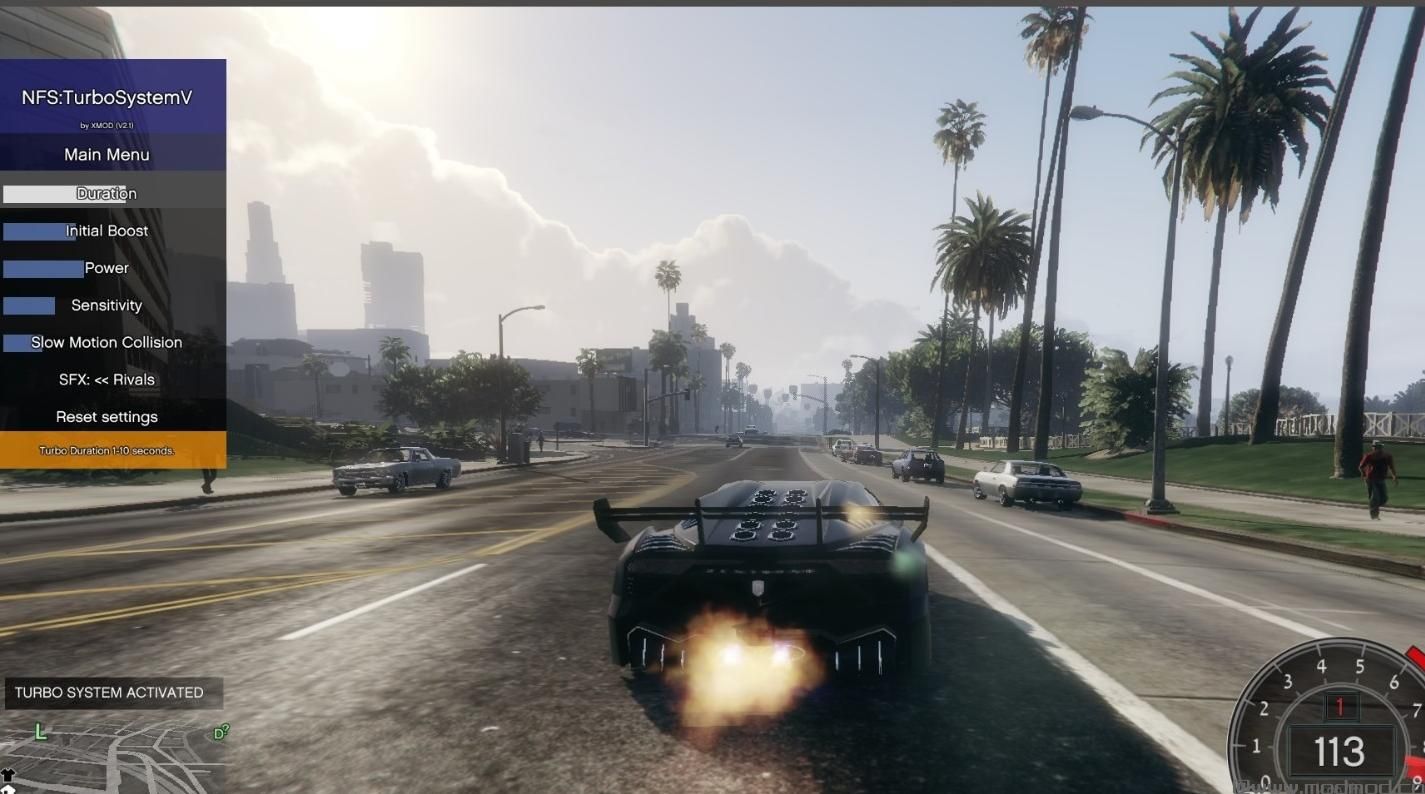 侠盗猎车手5MOD TurboSystemV (Ultra Nitro)