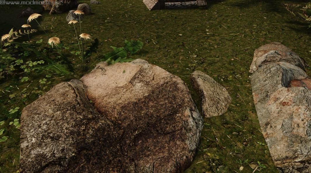 Skyrim三维岩石